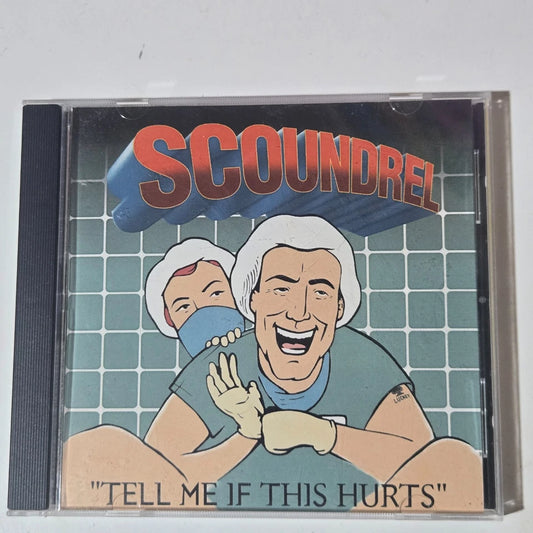 Scoundrel – Tell Me If This Hurts CD 1995 FYG Records AUTOGRAPHED Punk Hardcore