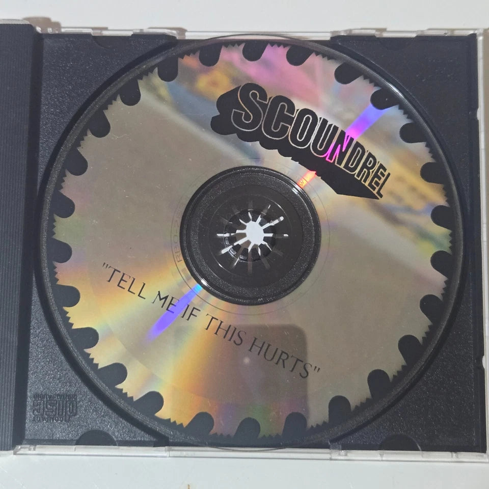 Scoundrel – Tell Me If This Hurts CD 1995 FYG Records AUTOGRAPHED Punk Hardcore